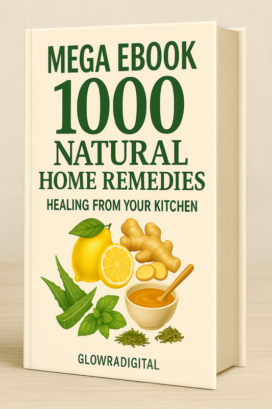 Mega eBook – 1000 Natural Home Remedies: Healing from Your Kitchen & Beyond