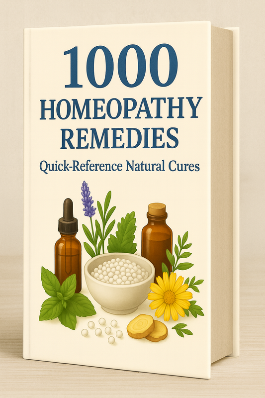 1000 Homeopathy Remedies – Quick-Reference Natural Cures