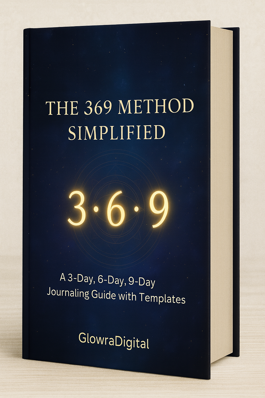 ✨ The 369 Method Simplified – A 3-Day, 6-Day, 9-Day Journaling Guide